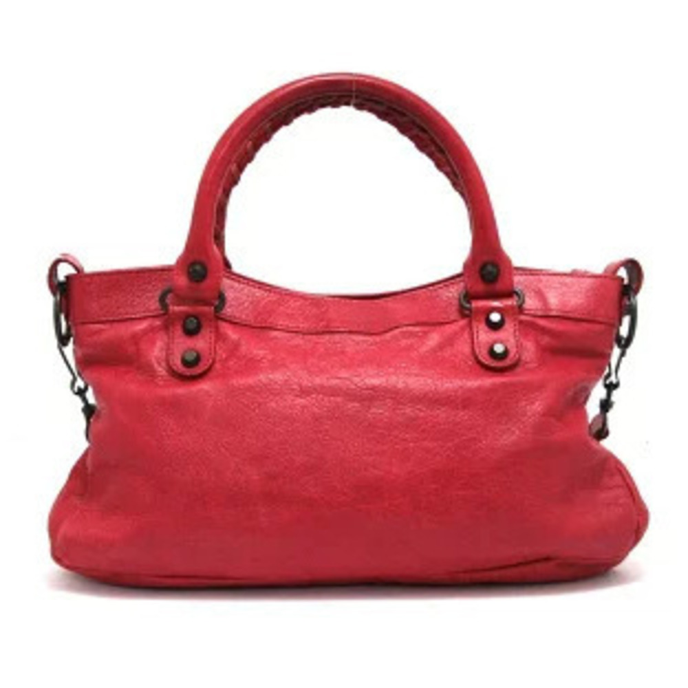 Balenciaga The First Leather Bag Red - Picture 2 of 6